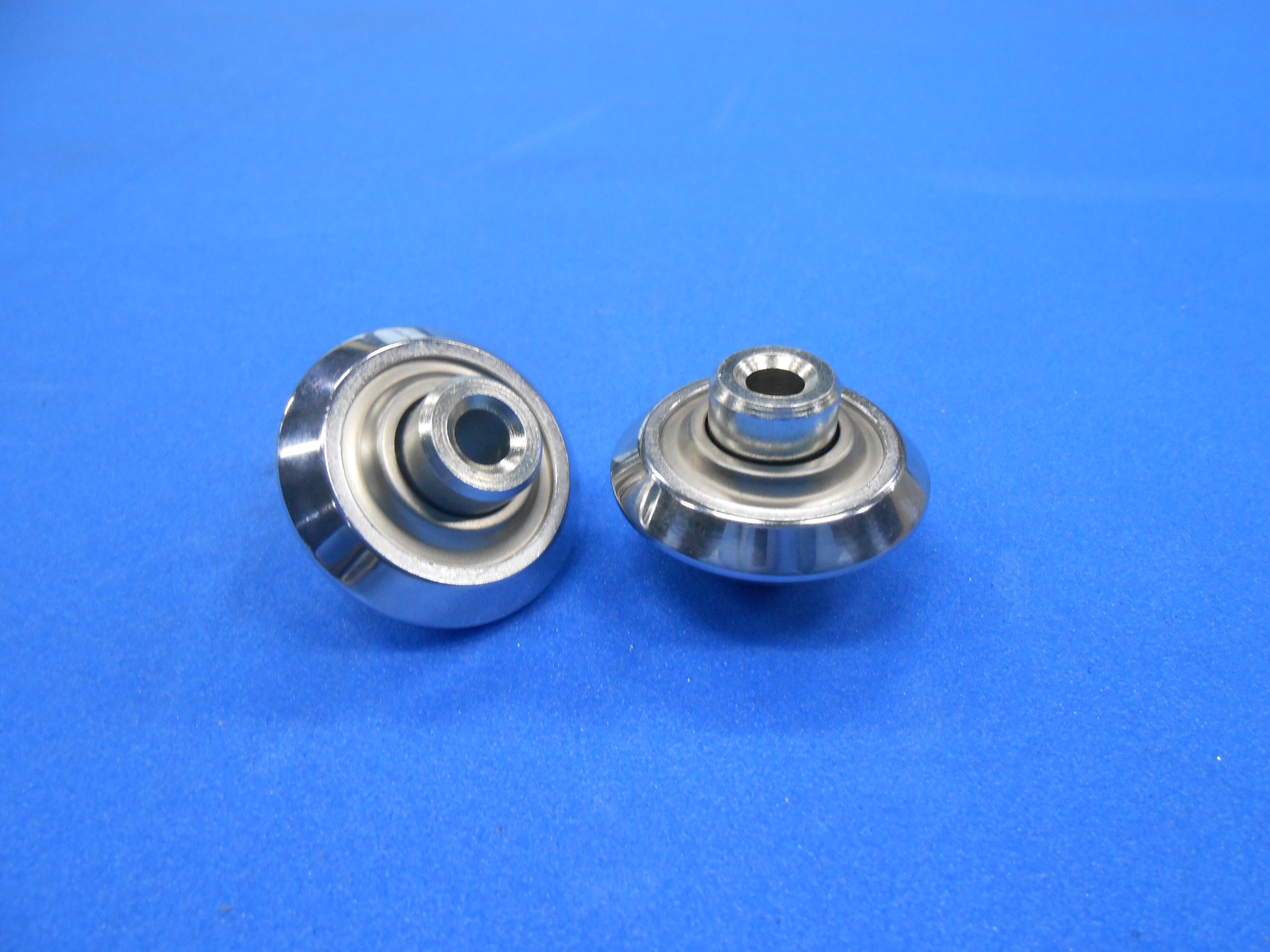 シンクルキャリア硬質クロームメッキ山形ホイール